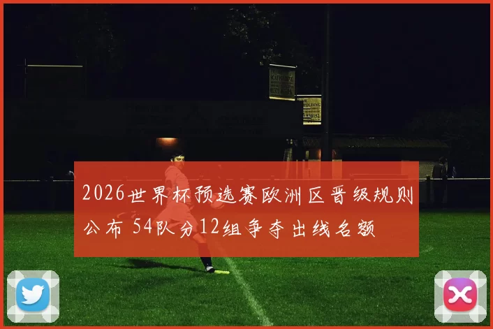 2026世界杯预选赛欧洲区晋级规则公布 54队分12组争夺出线名额